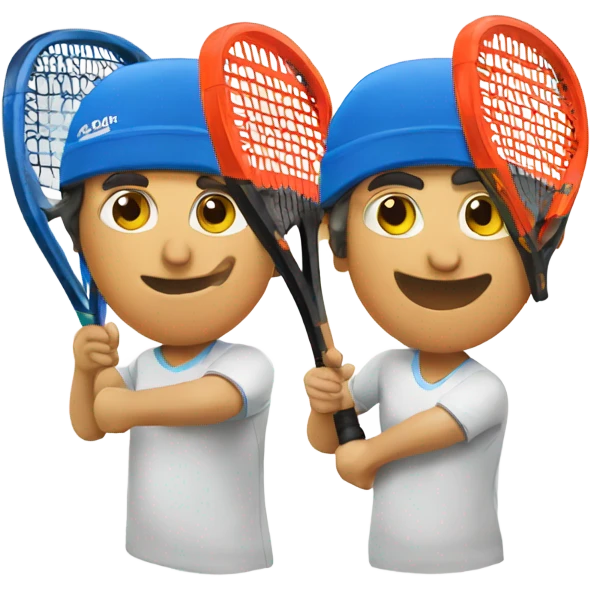Padel partners emoji