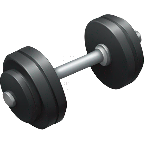 Gym weights emoji