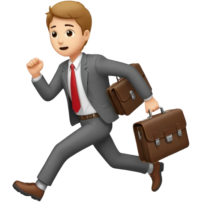 Late to work emoji