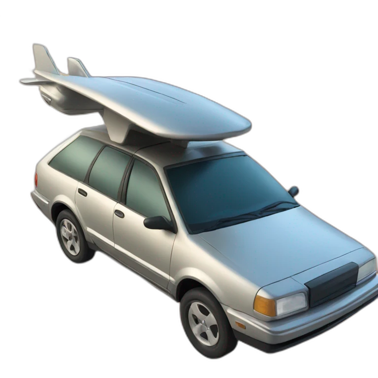 Flying car emoji