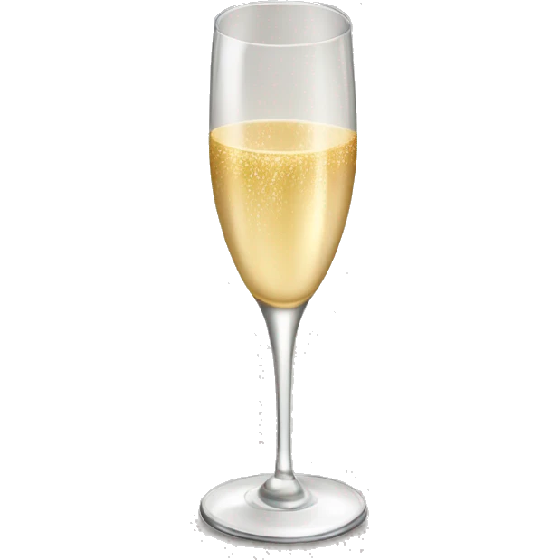 Elegant champaign emoji