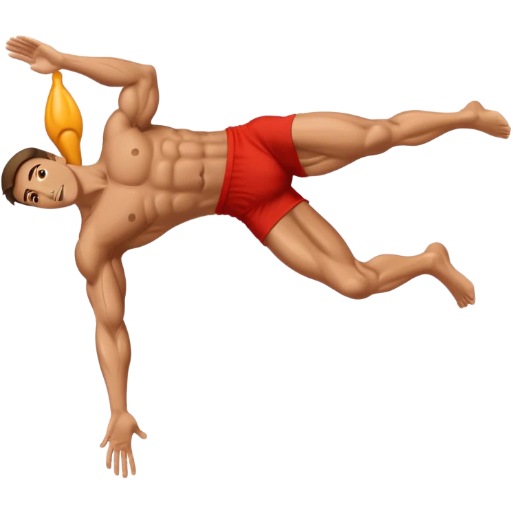 male leg-side-raise-hip-abduction exercise emoji