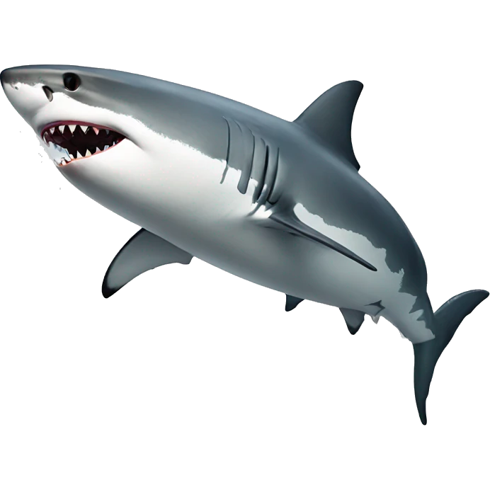 Great white shark emoji