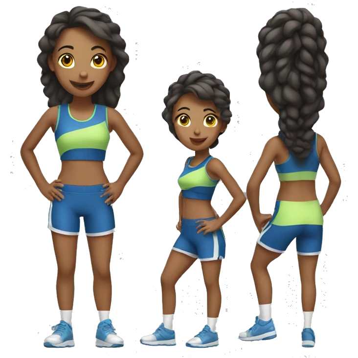 Sporty girl  emoji