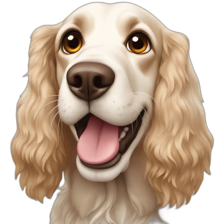 dog crocker spaniel emoji