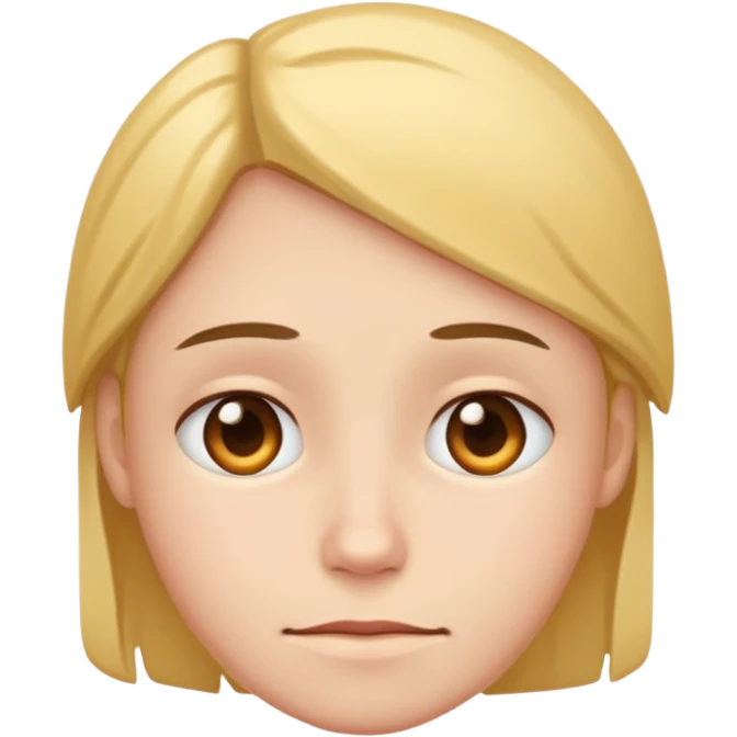 Sad smile emoji
