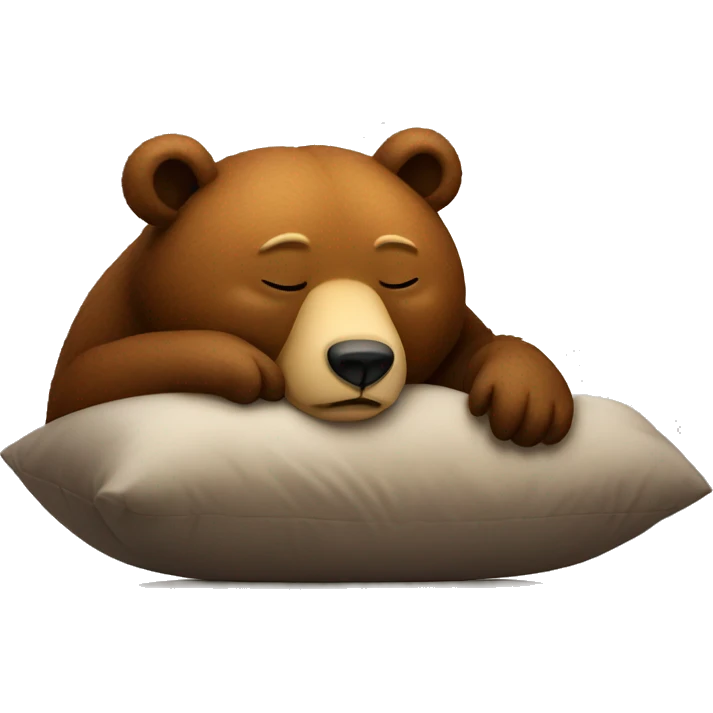 Sleeping bear emoji