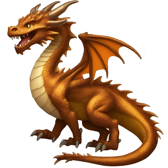 jolly bronze dragon emoji
