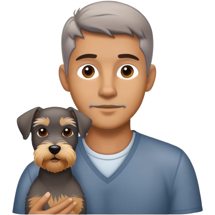 Man with schnauzer emoji