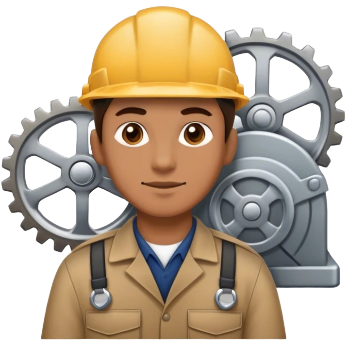 A mechanic emoji