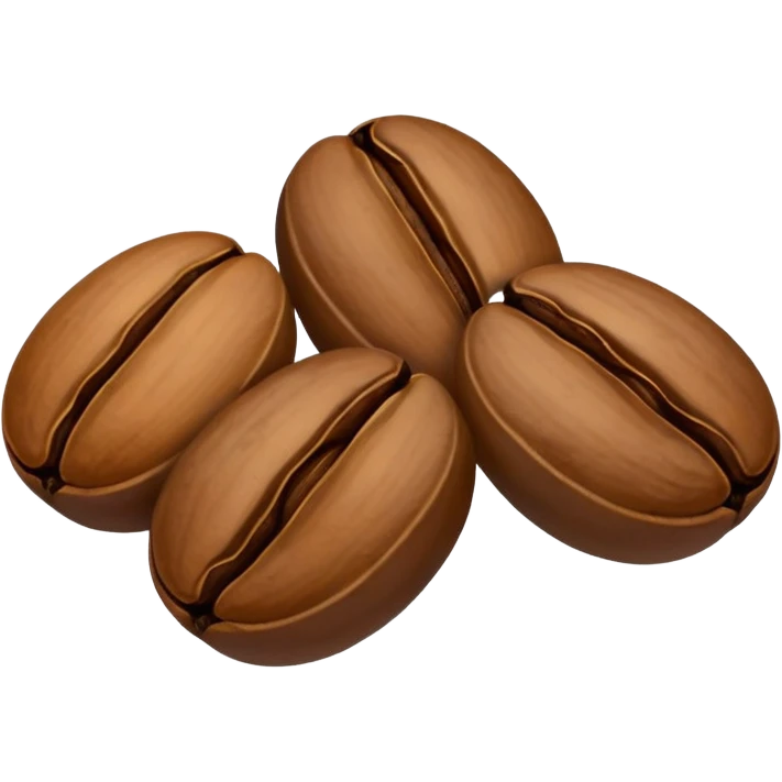 group of three coffee beans emoji