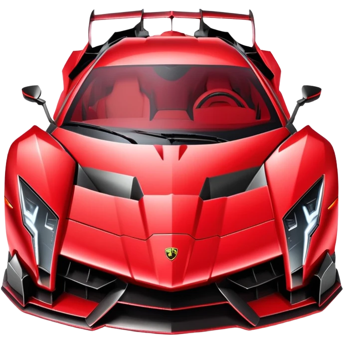 Une lamborghini veneno rouge emoji