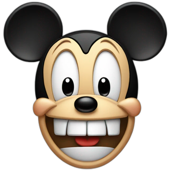 angry Mickey Mouse emoji