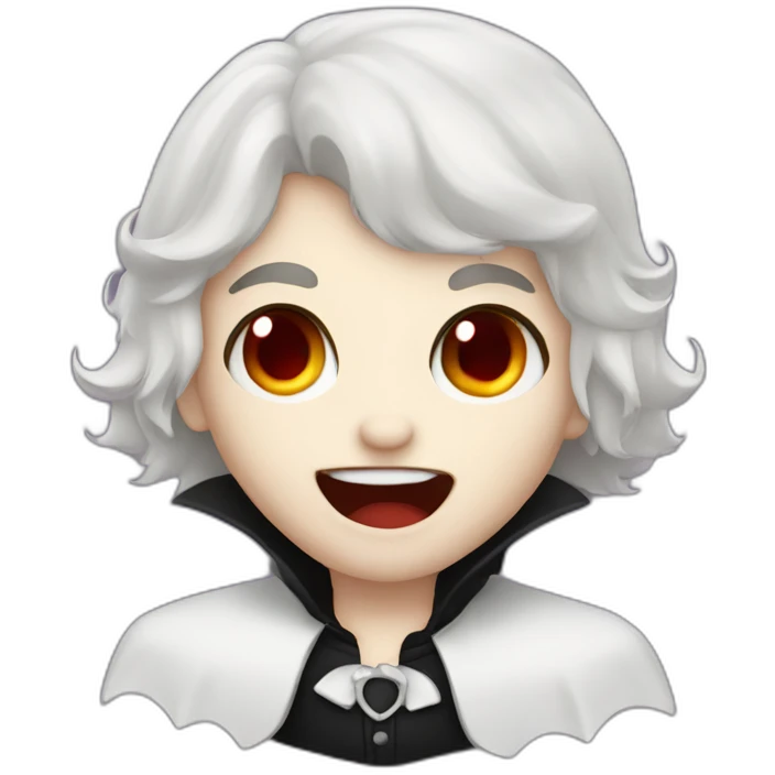 Cute vampire emoji