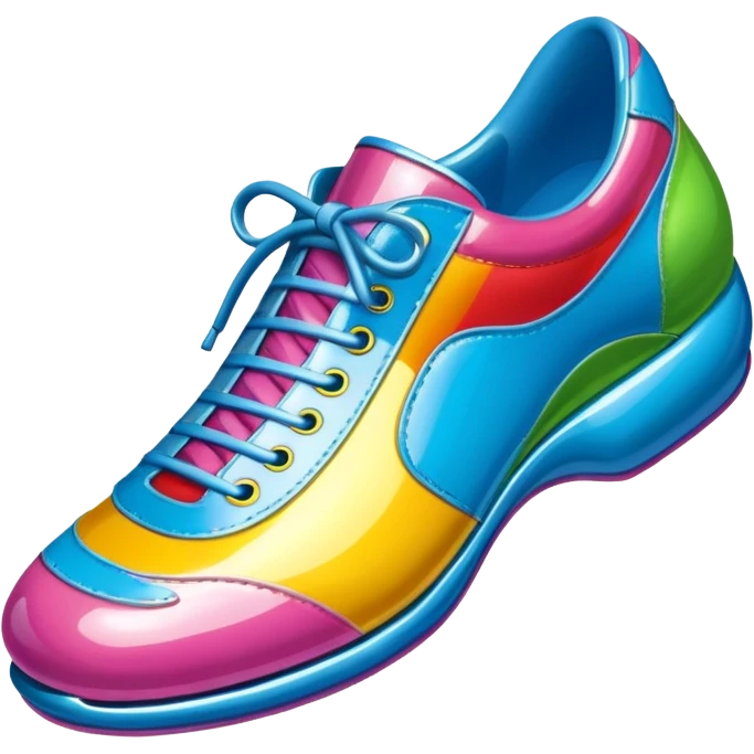 Jeff Koons style spam can pop art shoe sculpture  emoji