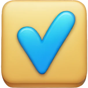 Blue checkmark emoji