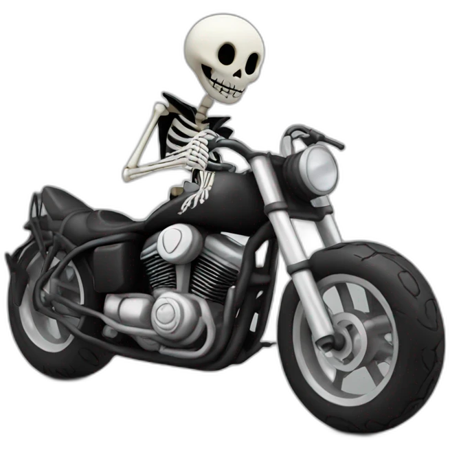 Jack skeleton moto emoji