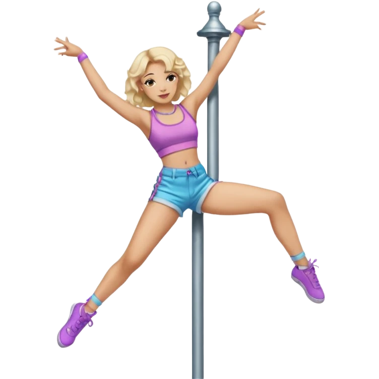 trans person dancing on a pole emoji