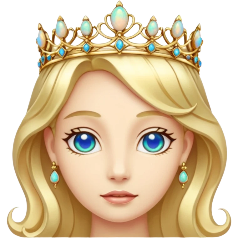 Opal Vintage Gems with Australian Opal Solid Real Gold 14k Tiara  emoji