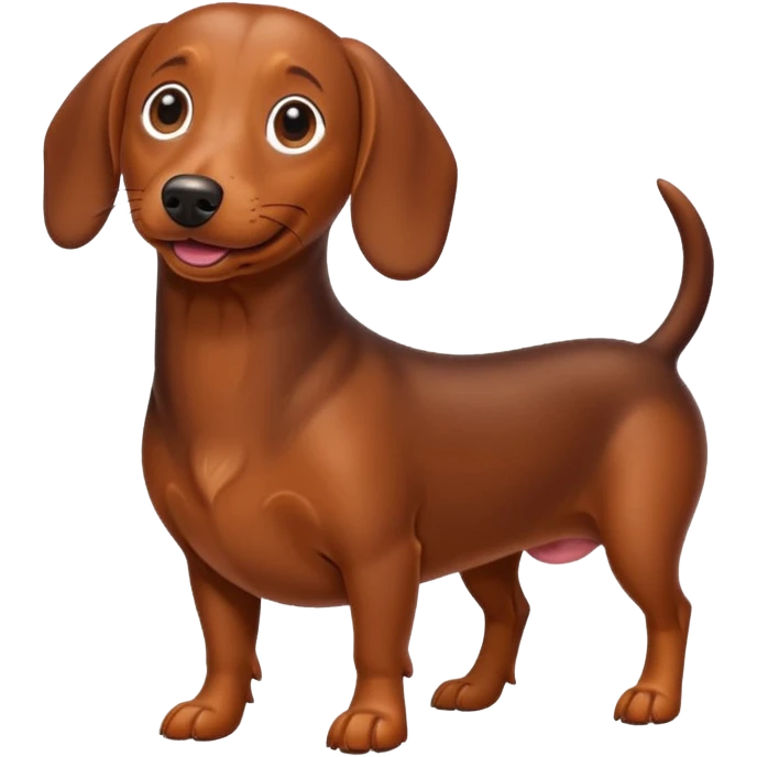 Weiner dog emoji
