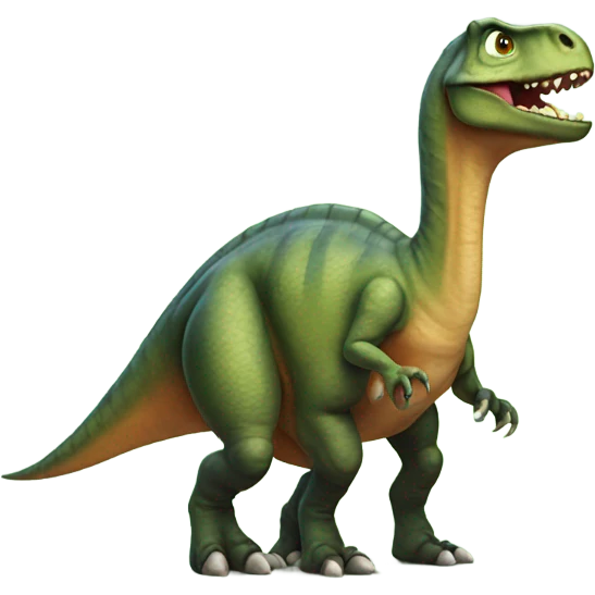 judgmental dinosaur  emoji