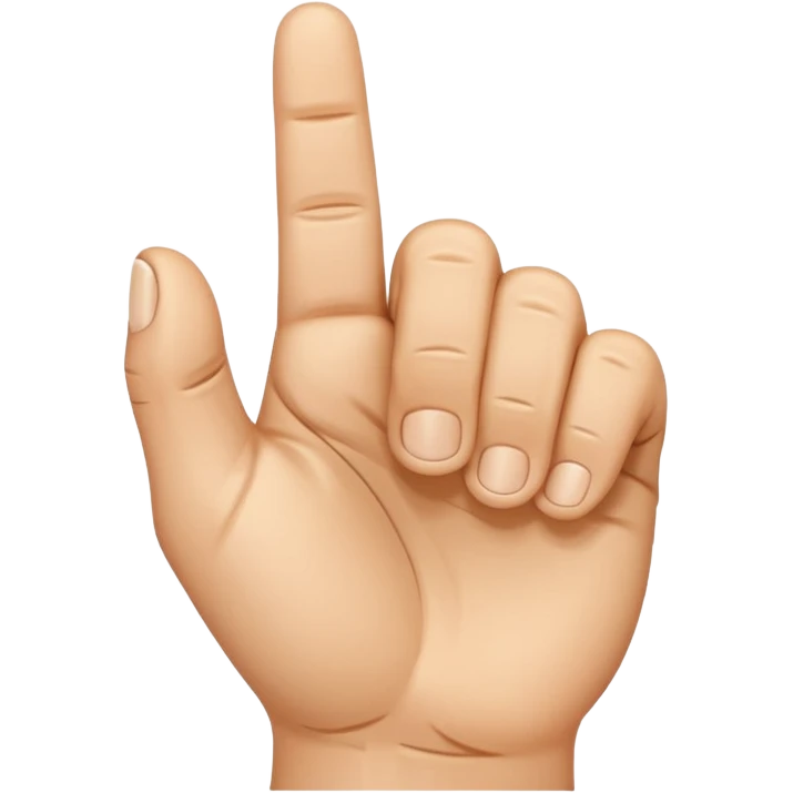 Create an emoji of a right hand. The thumb and middle finger of the right hand are pressed together, with the index finger positioned between them. The remaining fingers are curled into a fist. Add motion lines around the emoji to indicate a downward hand movement. emoji