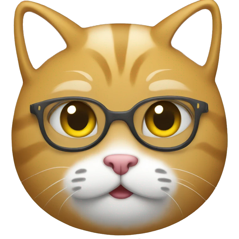 Cat student emoji