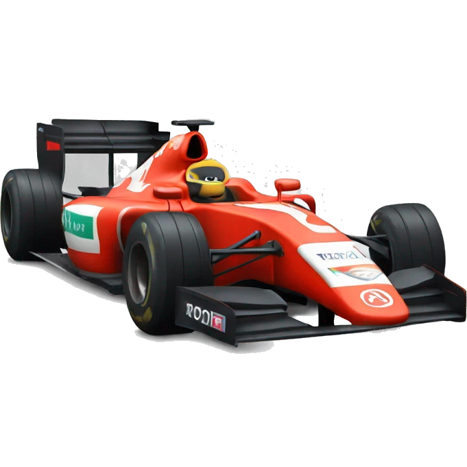 Formula 1 car emoji
