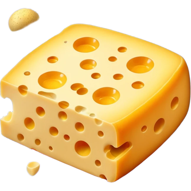 Galaxy within cheese emoji