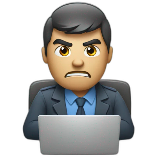 angry it operator emoji