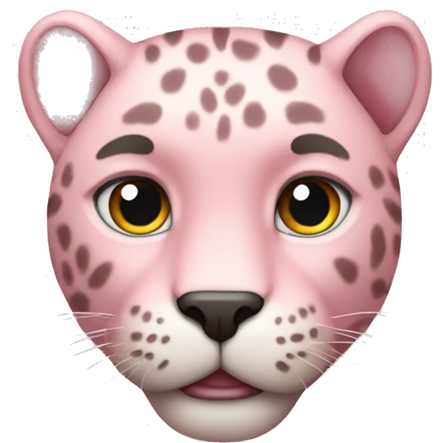 Soft pink panter  emoji