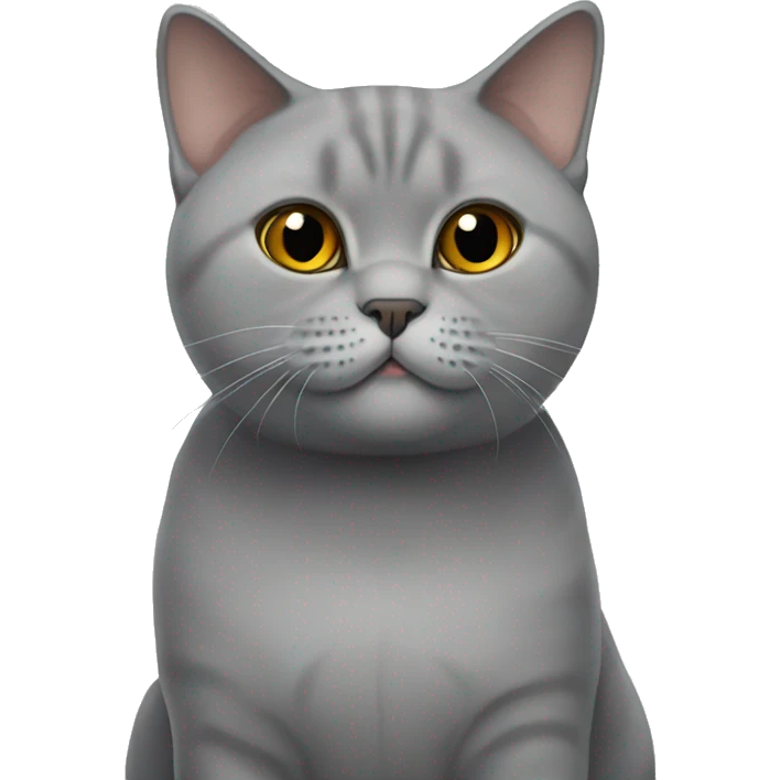 British shorthair cat emoji