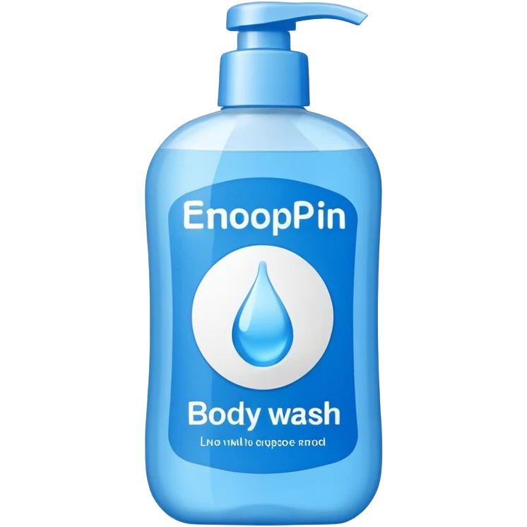 bage body wash bottle emoji