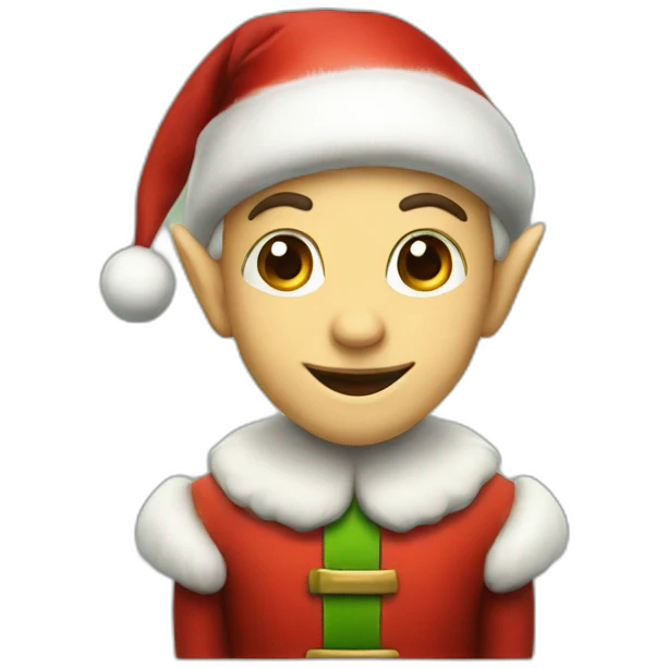 Santas little Elf emoji