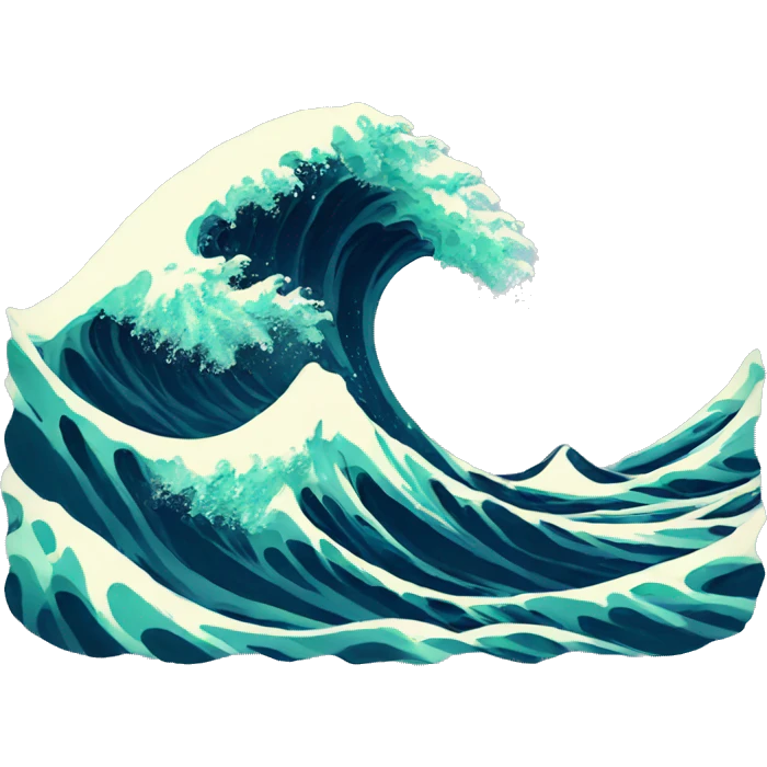 wave emoji