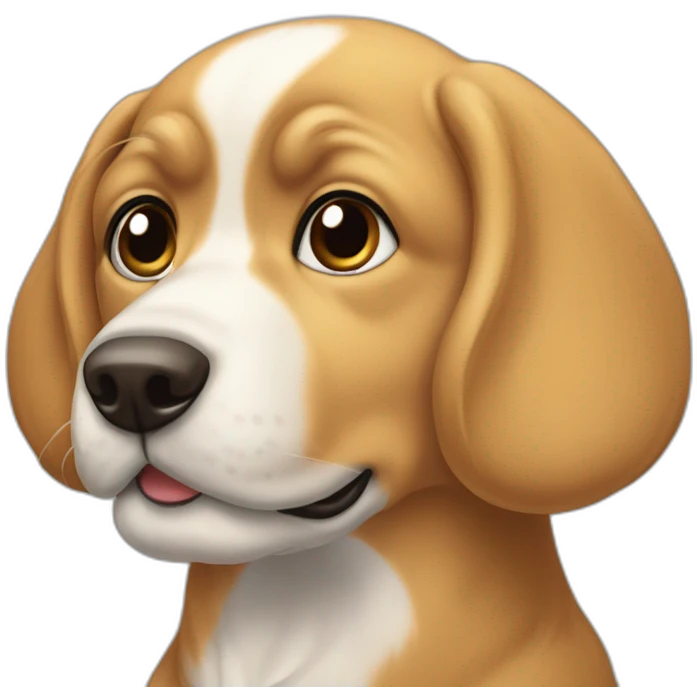 Chien qui fait caca des arcs-en-ciel emoji