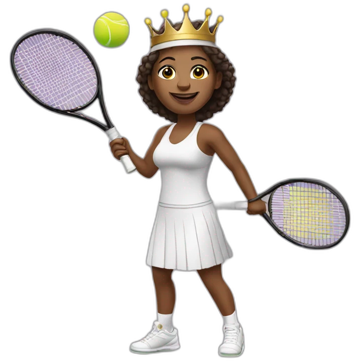 queen of tennis emoji