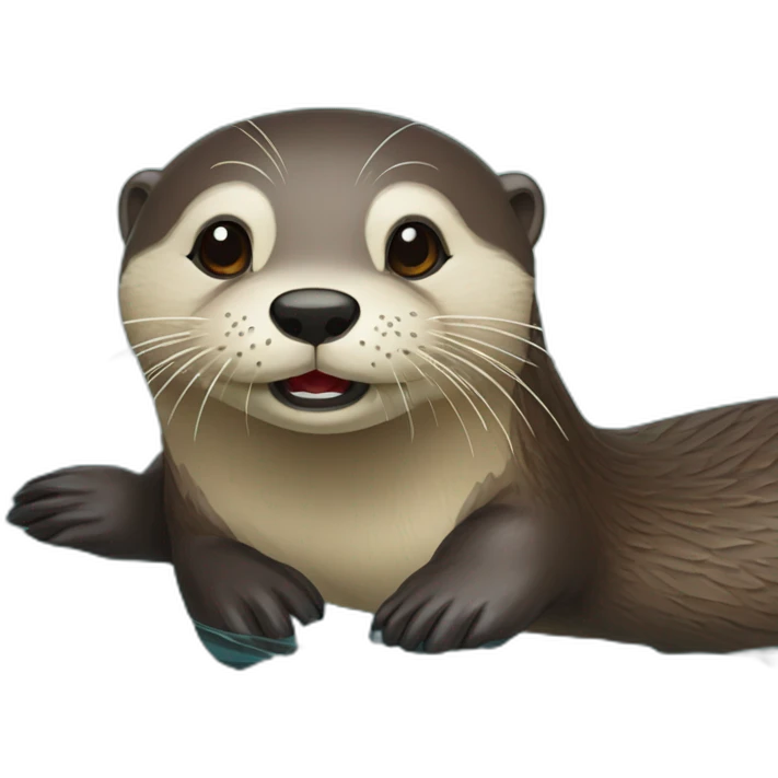loutre qui s'appelle sanssans emoji