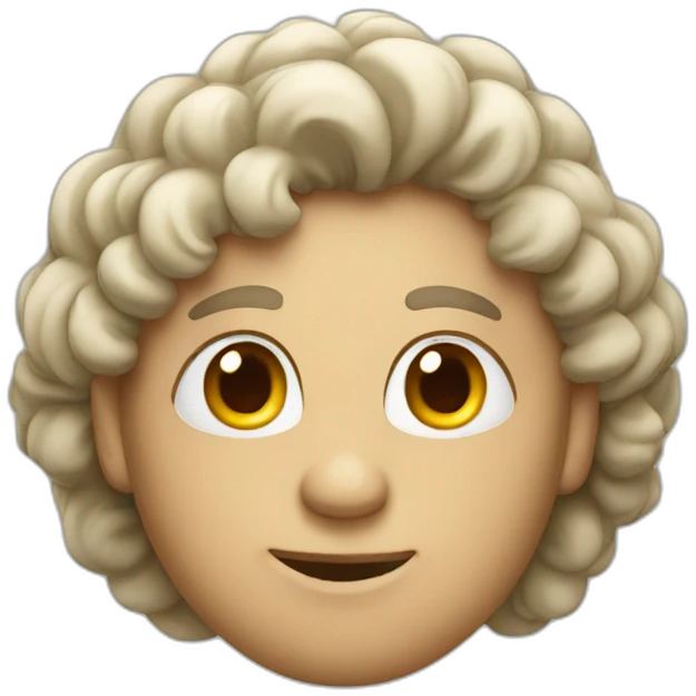 Big-brained person emoji