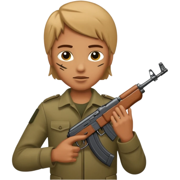 AK47 in heand emoji