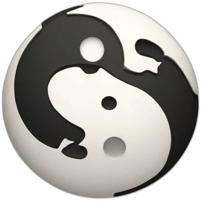 Yin yang emoji