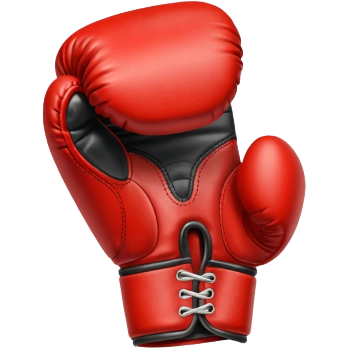 red boxing glove emoji