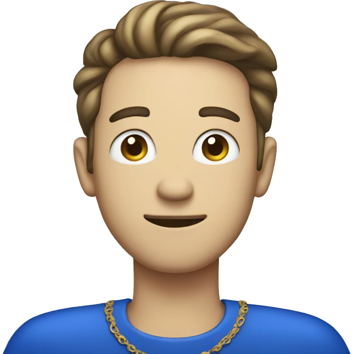 Royal blue conversation bubble emoji