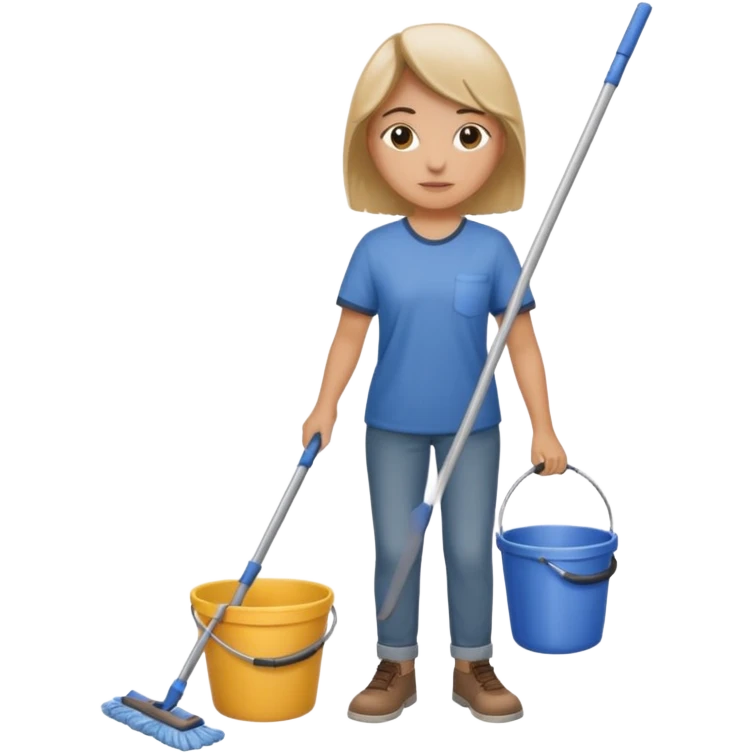 Mopping emoji