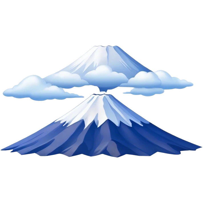 mount fuji, no frame emoji