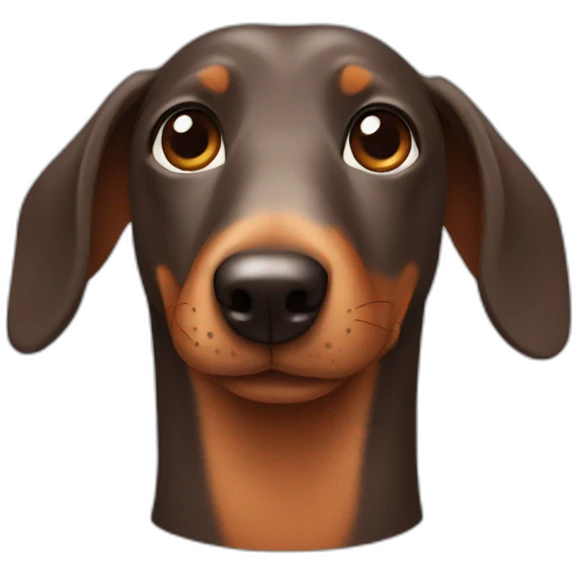 Sausage dog emoji