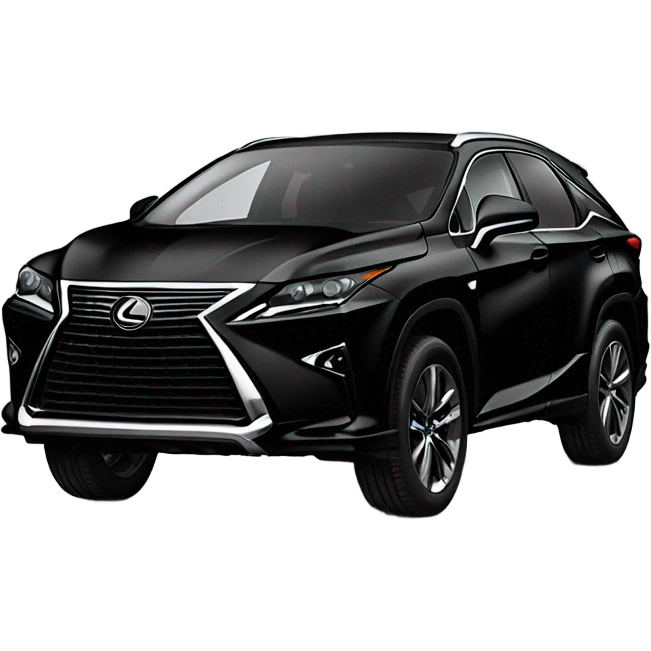 Black Lexus RX SUV emoji