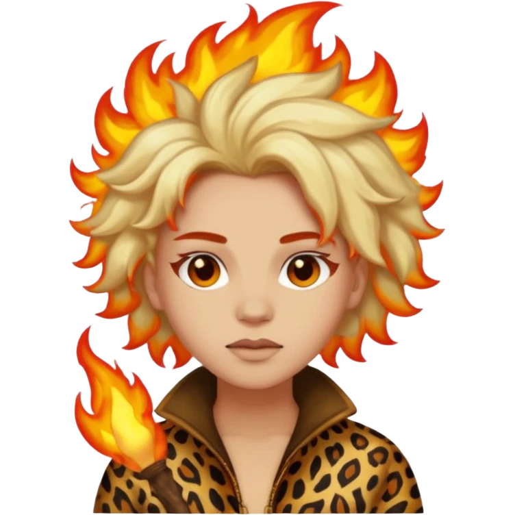 Dreamer, risk-taker, Fire, like animals emoji