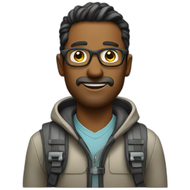 data nerd mountaineer emoji
