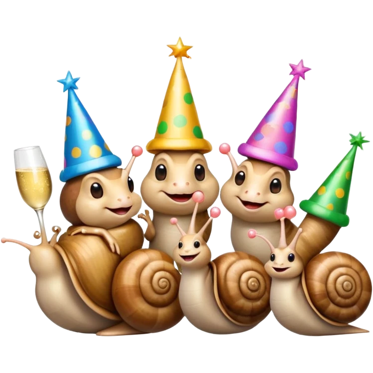 Party snails emoji